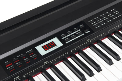 Classic Cantabile SP-150 BK Stagepiano SET inkl. Ständer (88 Soft-Touch Tasten, Anschlagdynamik, MID