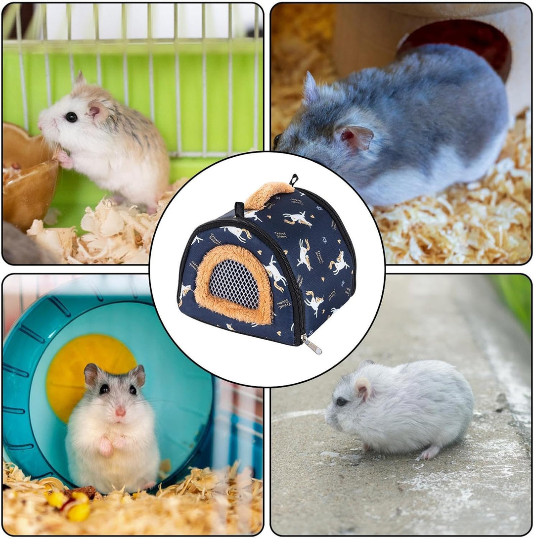 Pet Carriertasche, Hamster -Trägertasche - Hedgehog -Träger Windschutzkoffer,Tragen Sie den ausgehen
