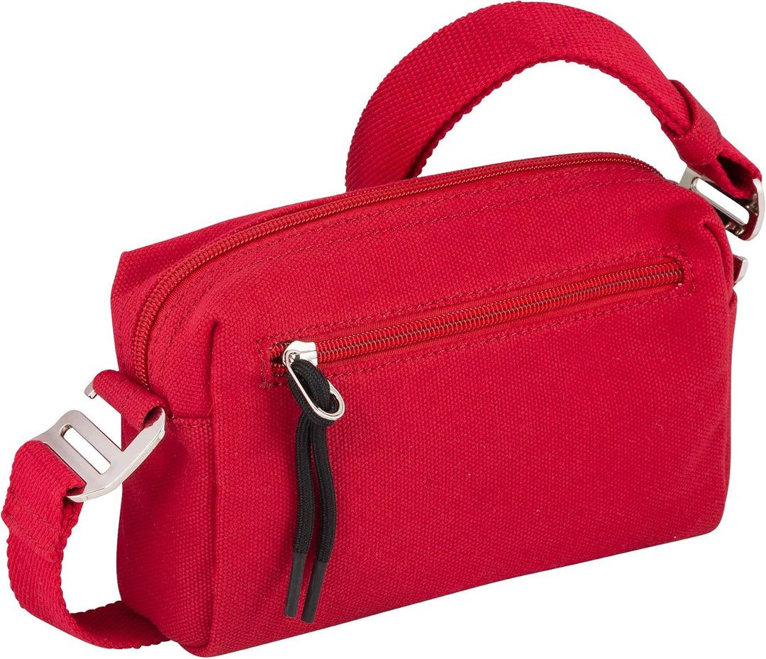 Denim TOM TAILOR bags LIA Damen Umhängetasche S, dark blue, 19x6x12 Fuchsia, Fuchsia