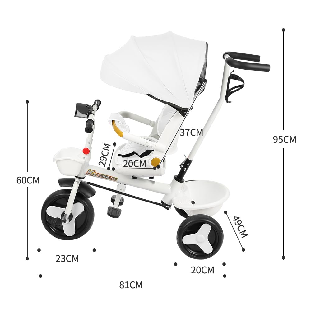 Kinderwagen, 0 – 4 Jahre, 0 – 25 kg, Kinderwagen, leicht und kompakt, verlängerte Position, automati