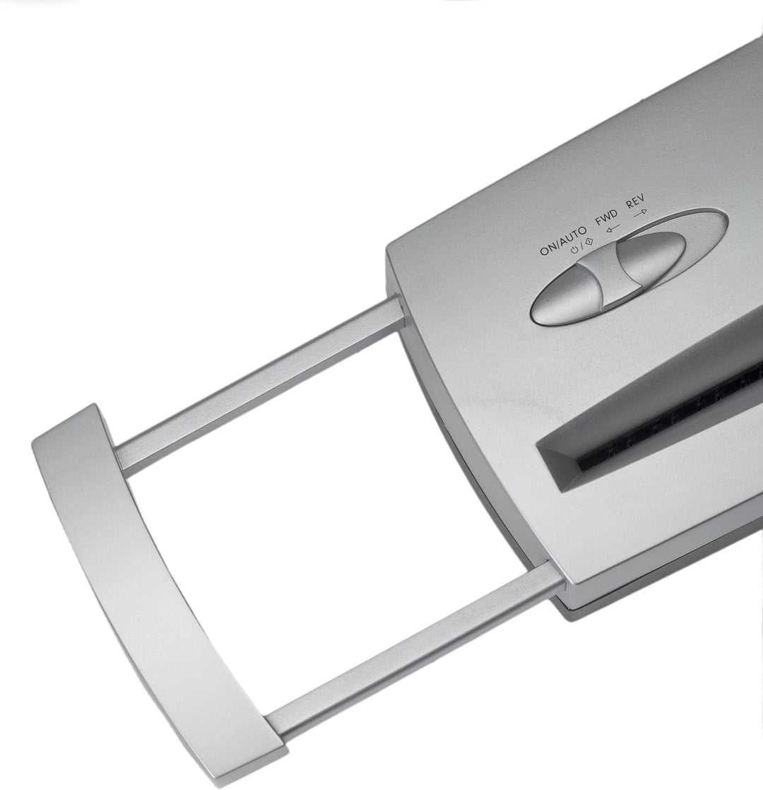 Genie 500 SB Aktenvernichter (bis zu 5 Blatt, Streifenschnitt, mit ausziehbarem Teleskoparm, Inkl. P