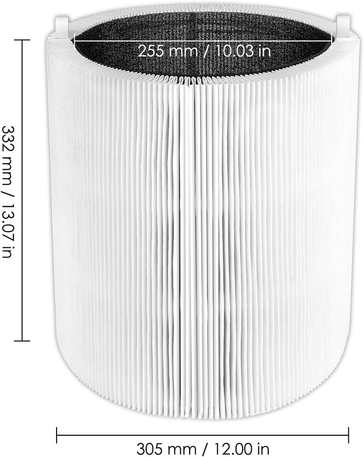 311i+ Max Ersatzfilter, kompatibel mit Blue Pure 311i+ Max Luftreiniger, H13 True HEPA-Filter, 2-in-