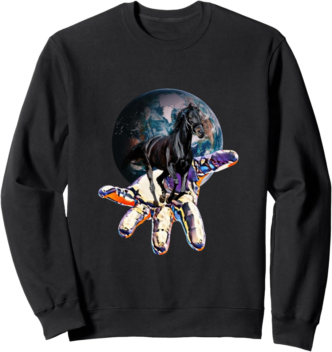 Pferde Motiv Sweatshirt