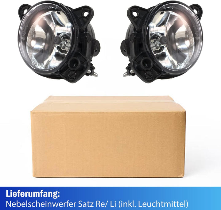 Tula Motoren Nebelscheinwerfer für VW Transporter/Multivan T5(7E/7F/7J/7H) 04-09 Polo 9N 05-12 30-50