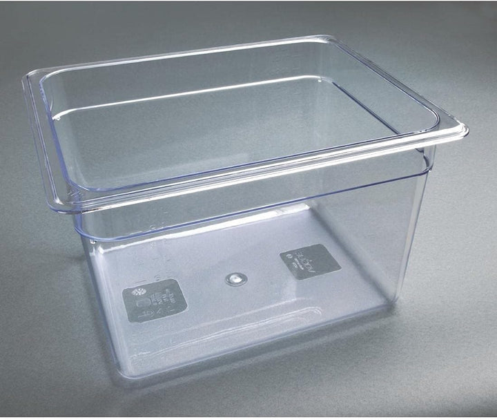 Vogue 1/2 Gastronorm-Behälter, 200 mm, 10,8 l, transparent, für Catering, Lebensmittelaufbewahrung 3