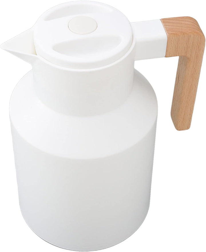 Thermo-Kaffeekaraffe, Doppelwandig, Isoliert, Isolierflasche, Teewasser- und Kaffeespender, 1 Liter(