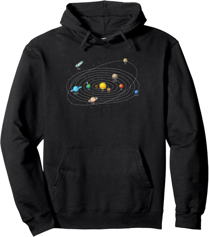 Astronomie Sonnensystem Planeten Universum Pullover Hoodie