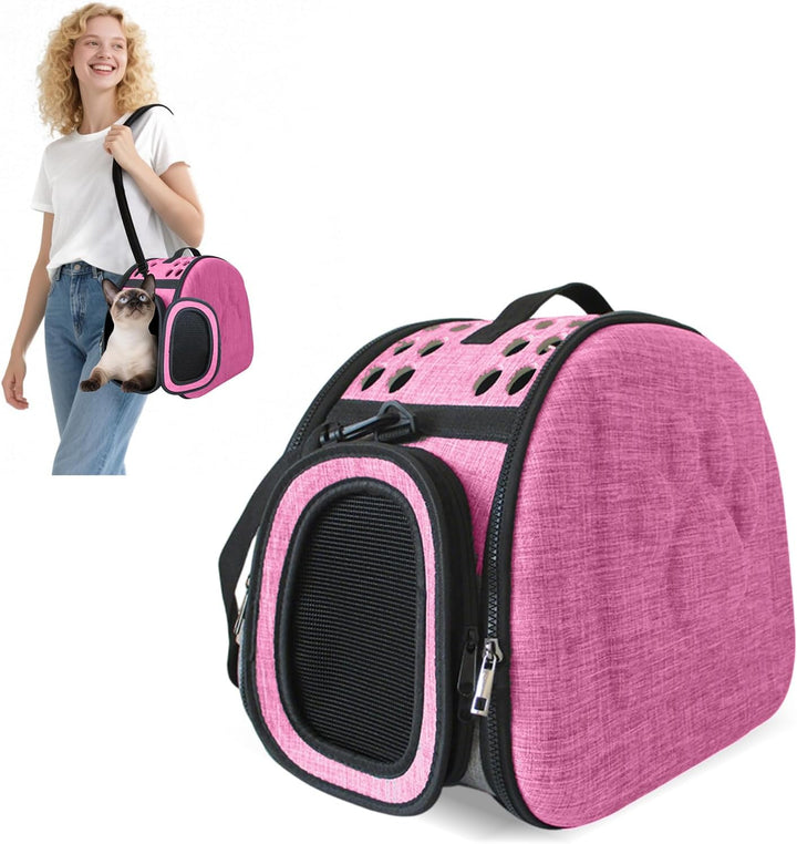 PETCUTE Hundetasche Katzentragetasche Haustiertragetasche Transporttasche Reisen Transportbox für We