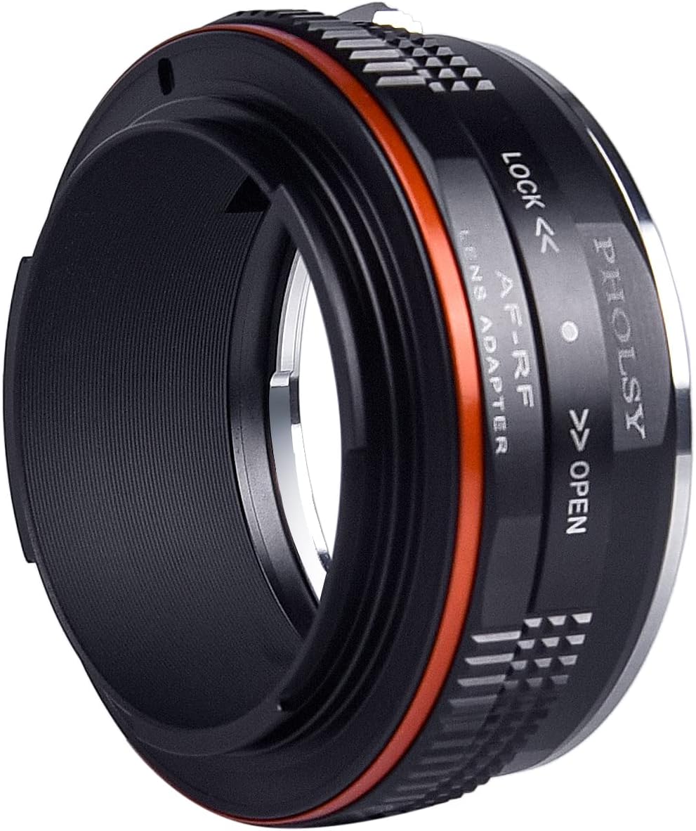 PHOLSY Objektivadapter Manueller Fokus mit dem Blendensteuerring Kompatibel mit Sony A und Minolta A