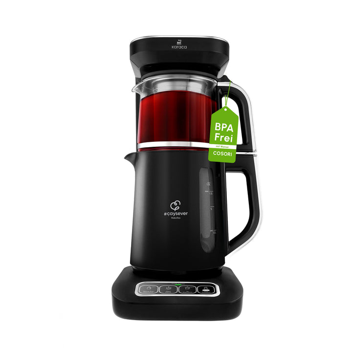 Karaca Caysever Robotea Pro 4 in 1 sprechende automatische Glas-Tee- und Filterkaffee Brühmaschine 2