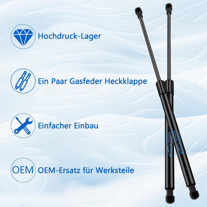 2x Heckklappendämpfer für BMW 1er F20 F21 114 116 118 120 125 135 Alle Motoren Schrägheck 2010-2021