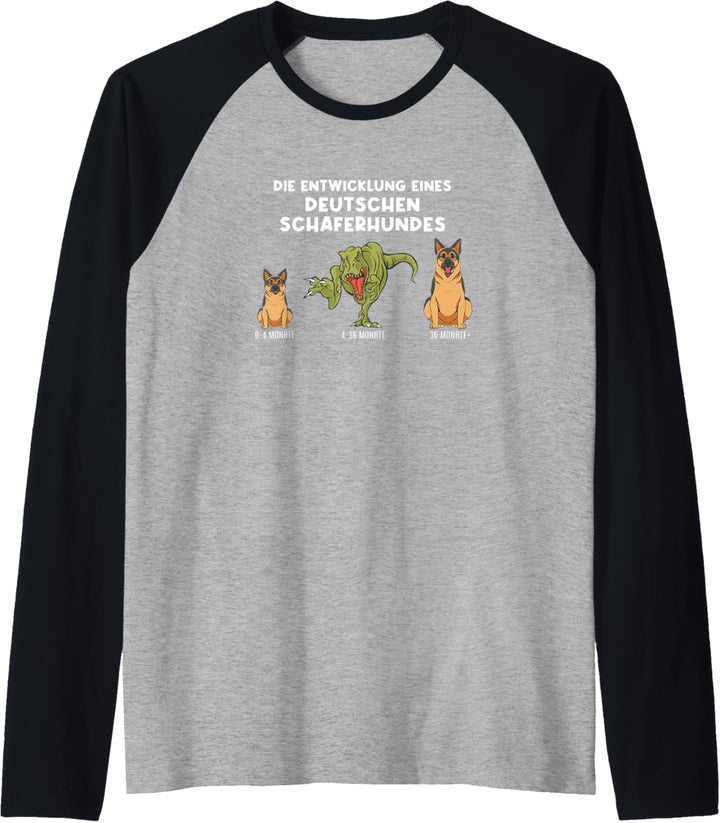 Entwicklung Deutscher Schäferhund |Evolution German Shepherd Raglan