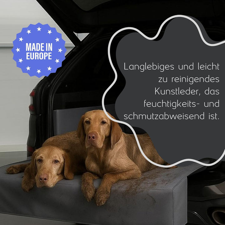 Golden Dog Kofferraum Matte Hundebett Schutzmatte Hunde Autositz Autoschondecke Kunst Leder L 110 x