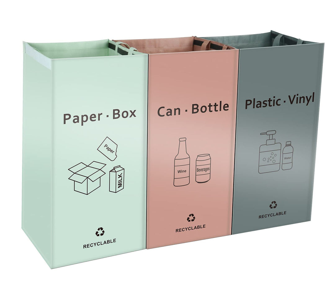 JIALAI HOME Separate Recycling-Müllbeutel für Küche und Zuhause – 42 Gallonen Recyclingbehälter (ros
