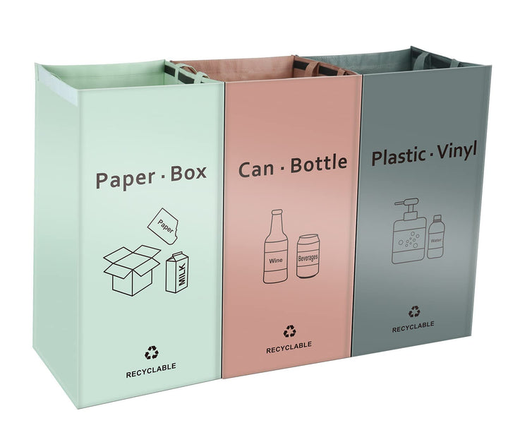 JIALAI HOME Separate Recycling-Müllbeutel für Küche und Zuhause – 42 Gallonen Recyclingbehälter (ros