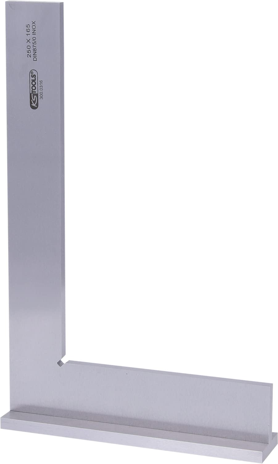 KS Tools 300.0316 Anschlagwinkel nach DIN 875/0, 250mm 250 mm, 250 mm