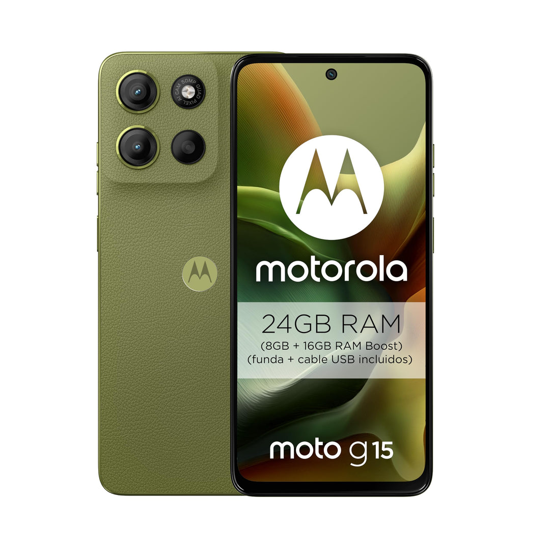 Motorola Moto G15 4G 8GB/128GB Grün (Iguana Green) Dual-SIM