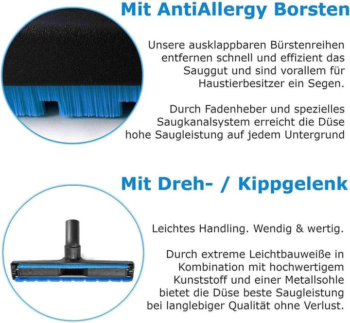 Parkettdüse Hartbodendüse Düse kompatibel mit Ersatzteil für Dyson V7 V8 V10 V11 SV10 SV11 V15 91277