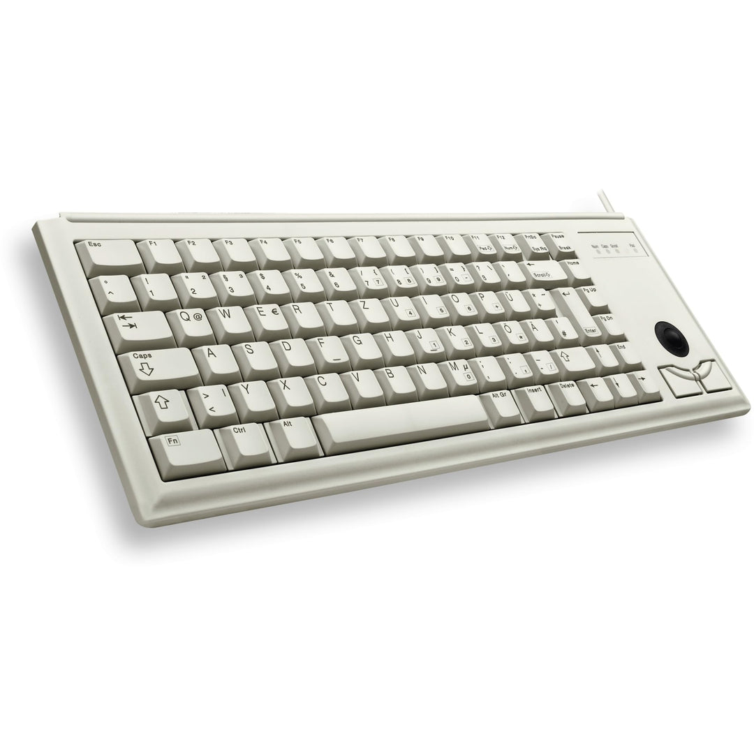 CHERRY Compact-Keyboard G84-4400, Internationales Layout, QWERTY Tastatur, kabelgebundene Tastatur,