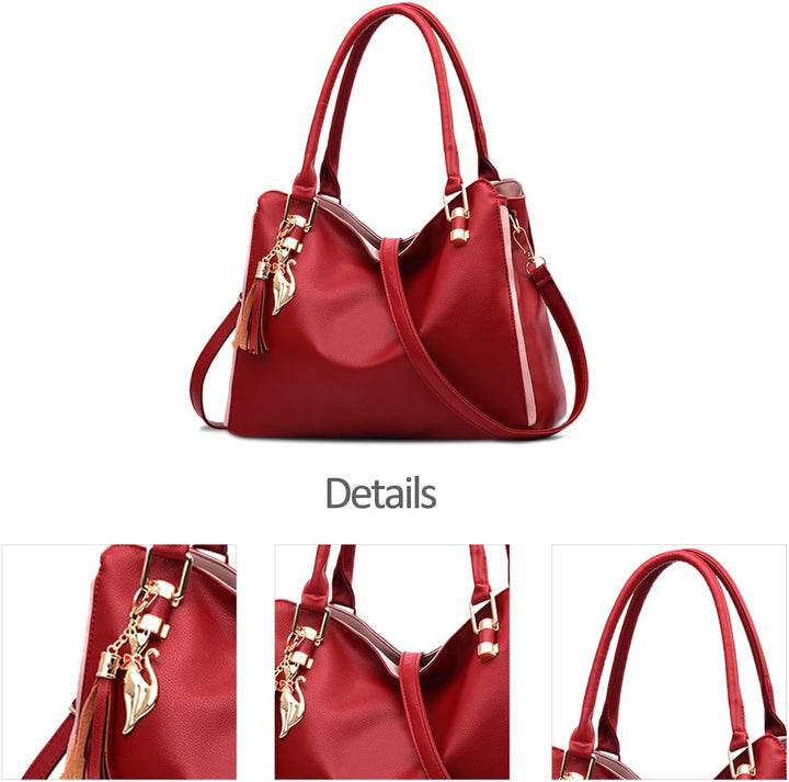 NICOLE&amp;DORIS Damen Schultertasche Mode Handtaschen Hobos und Umhängetaschen für Frauen Gross Trageta
