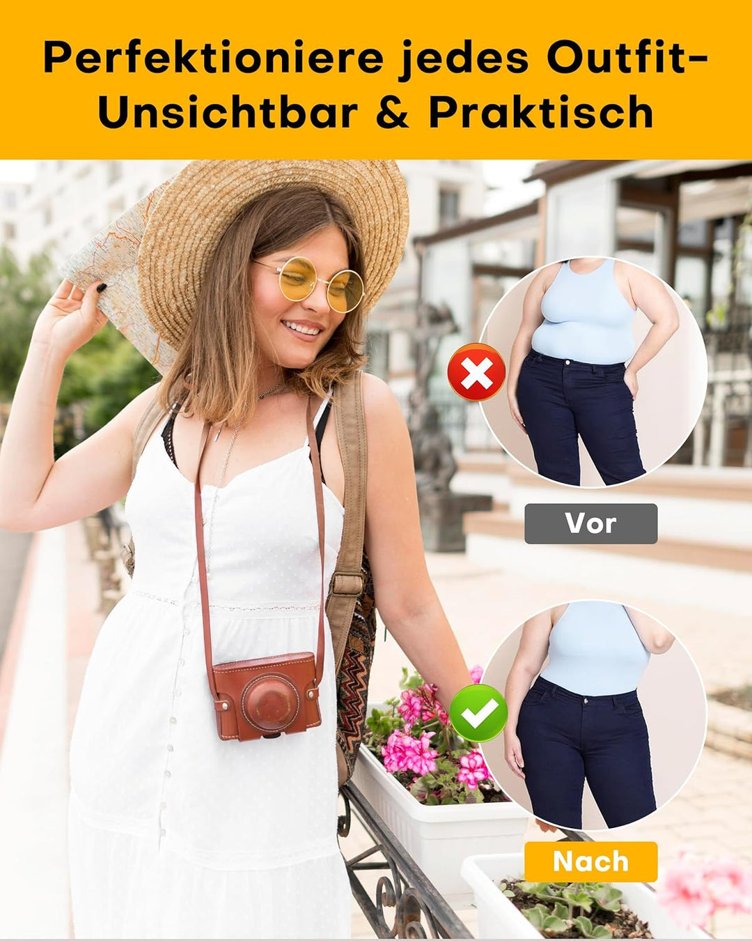 Wonderwear® Shape Hose aus Deutschland - Bauchweg Unterhose Damen - Miederhose stark formend - Figur
