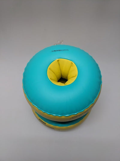 Cherek´s KraulQuappen® für Anfänger grün/gelb Schwimmflügel für Kinder Babys ab dem 8 Monat bis 30kg