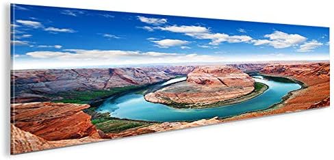 islandburner Bild Bilder auf Leinwand Grand Canyon V2 USA Arizona Horseshoe Bend Panorama XXL Poster