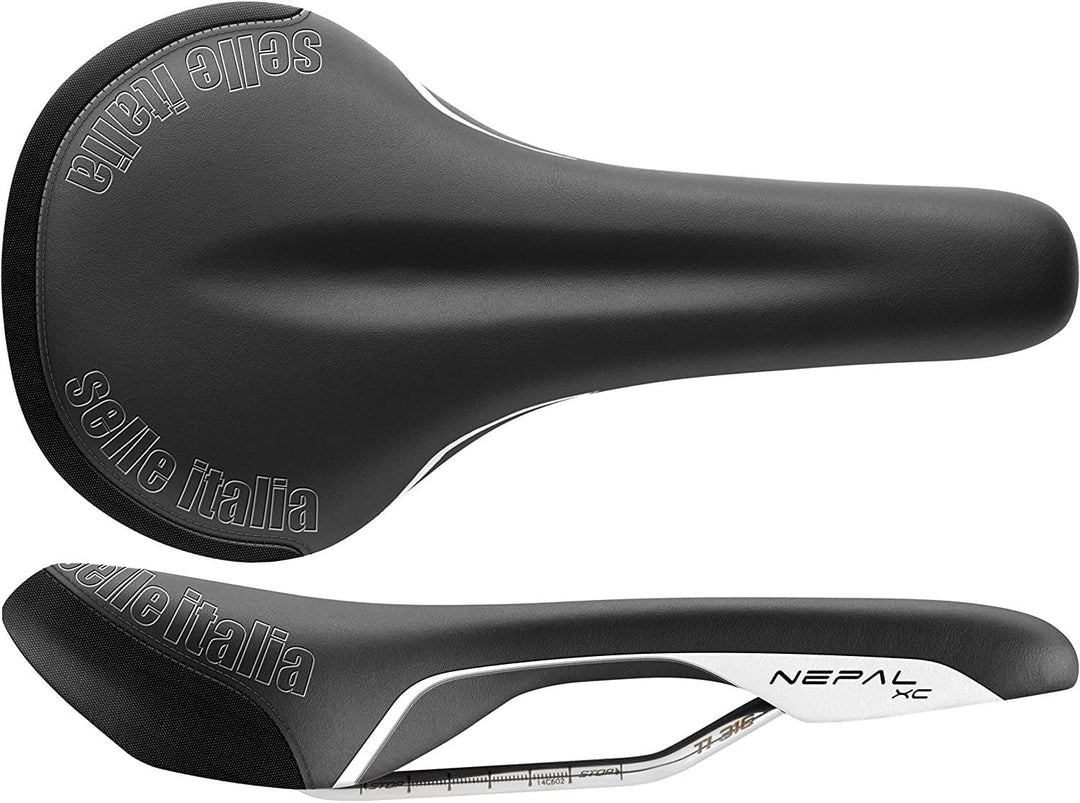 Selle Italia Unisex – Erwachsene Nepal Ti Sättel S1 Schwarz, S1 Schwarz
