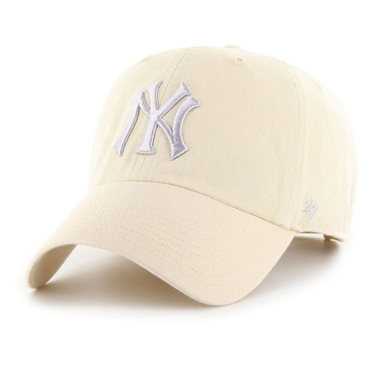 '47 Brand Strapback Cap - CLEAN UP New York Yankees Natural