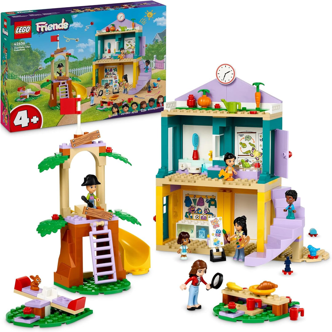 LEGO Friends Heartlake City Kindergarten, Spielset für Mädchen und Jungen ab 4 Jahren, kreative Roll