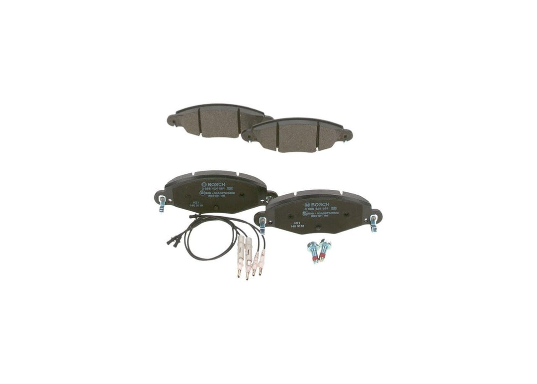 Bosch BP327 Bremsbeläge - Vorderachse - ECE-R90 Zertifizierung - vier Bremsbeläge pro Set