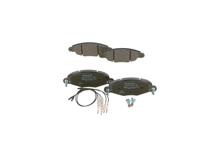 Bosch BP327 Bremsbeläge - Vorderachse - ECE-R90 Zertifizierung - vier Bremsbeläge pro Set