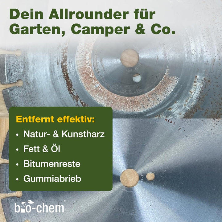 bio-chem Harzlöser 5 Liter Kanister - Schnellwirkender Harzentferner mit erstklassiger Lösekraft - F