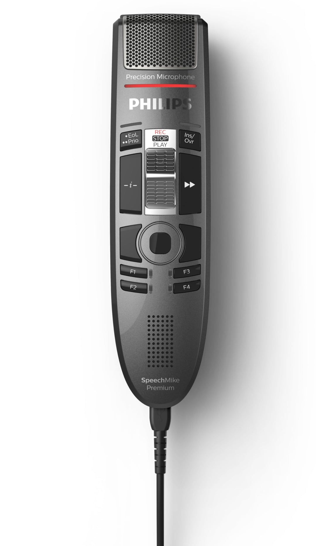 Philips SMP3710 SpeechMike Premium Touch, USB-Diktiermikrofon für kristallklare Aufnahmen und beste