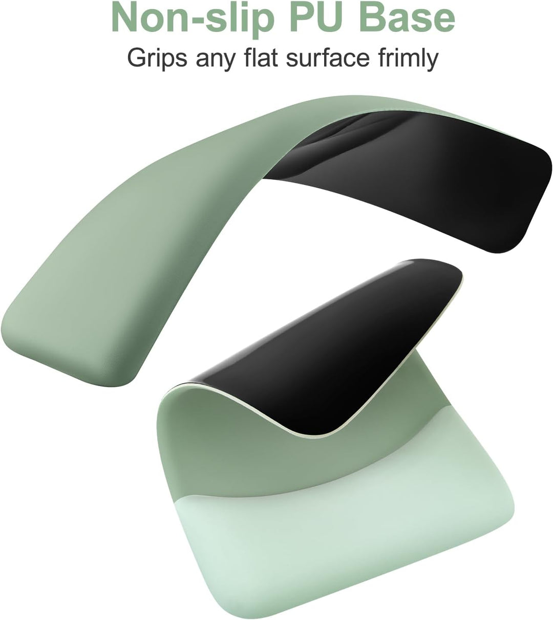 MOSISO Handgelenkstütze für Mauspad&Tastatur Set, Rechteckig Ergonomisch Mauspad Rutschfest Basis Ho