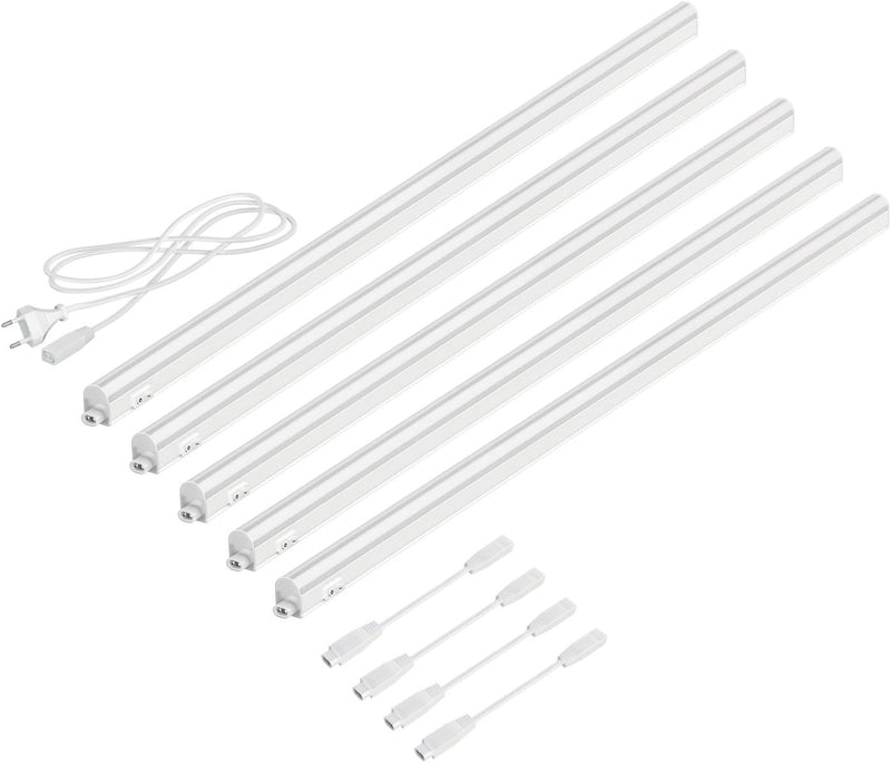 parlat LED Unterbau-Leuchten Rigel, je 87,3cm, je 1118lm, weiss, 5er Set 5er Set 87,3cm, 5er Set 87,