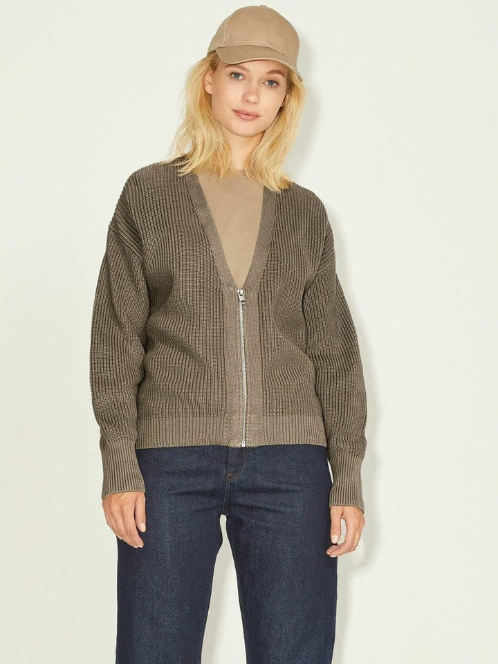 JACK &amp; JONES Female Strickpullover mit Reissverschluss JXELIZA Strickpullover mit Reissverschluss M