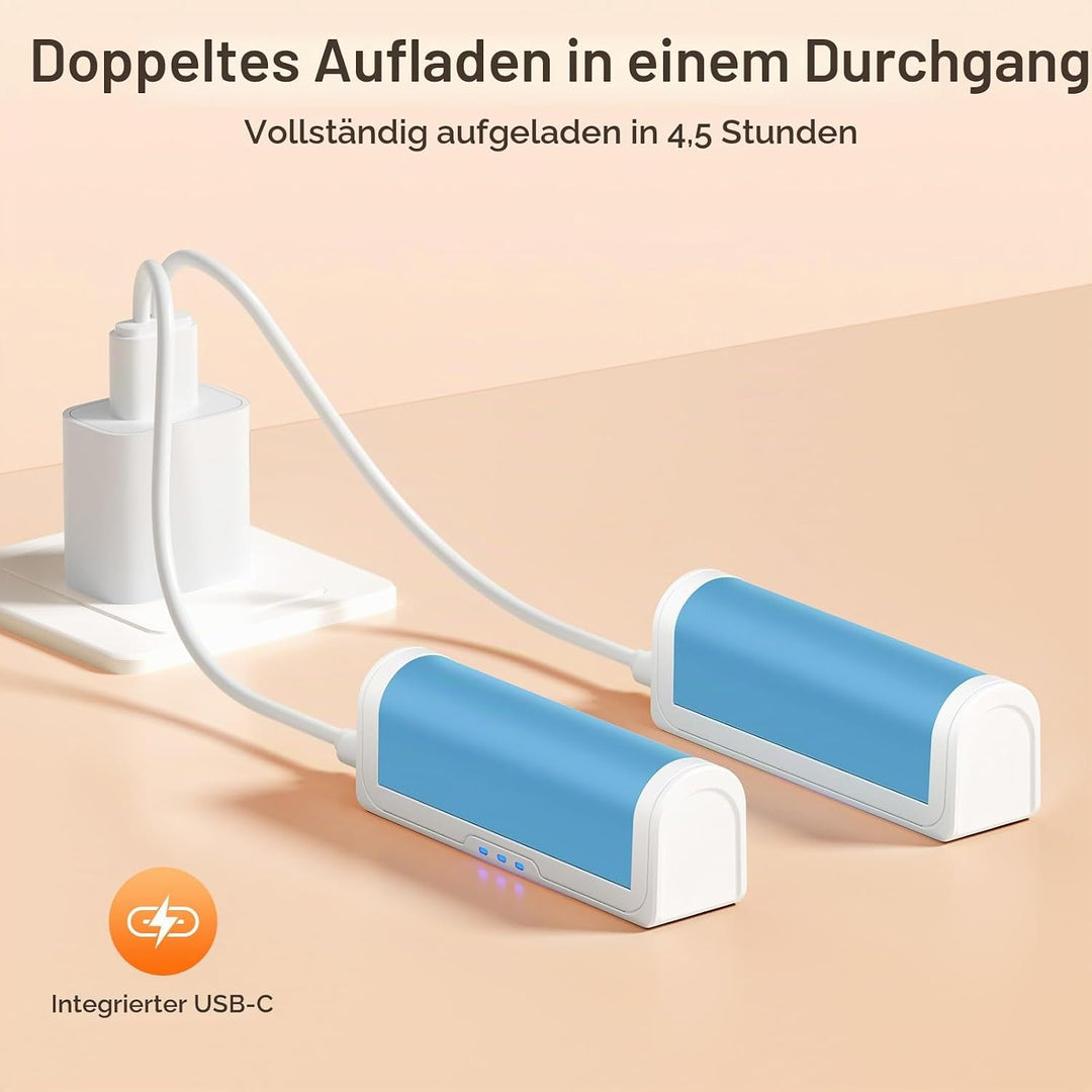 Jonwall Handwärmer Wiederaufladbar 2er-Pack, Tragbare Handwärmer Elektrisch Wiederverwendbare USB Ta