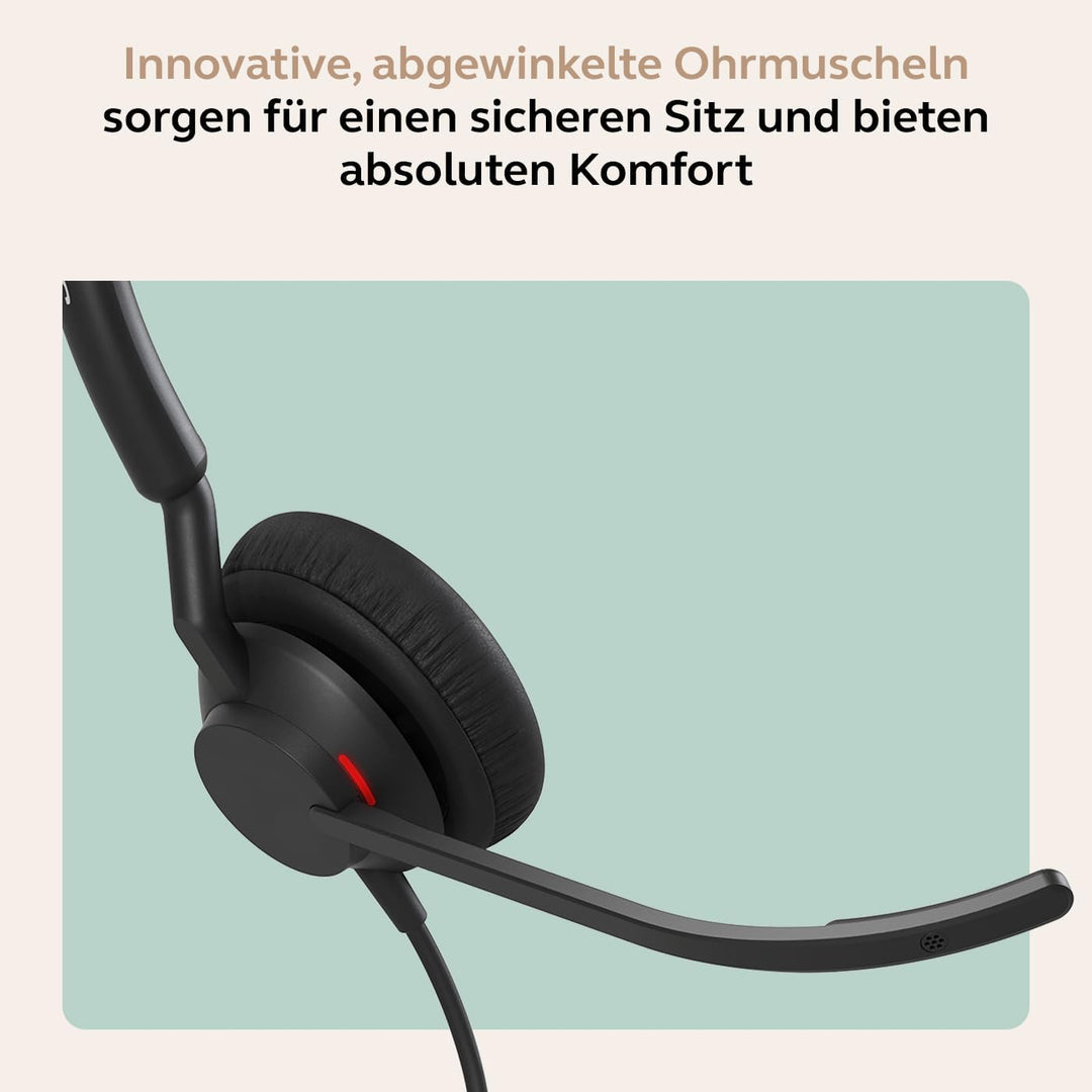 Jabra Engage 40 Telefon On Ear Headset kabelgebunden Mono Schwarz Mikrofon-Rauschunterdrückung, Nois