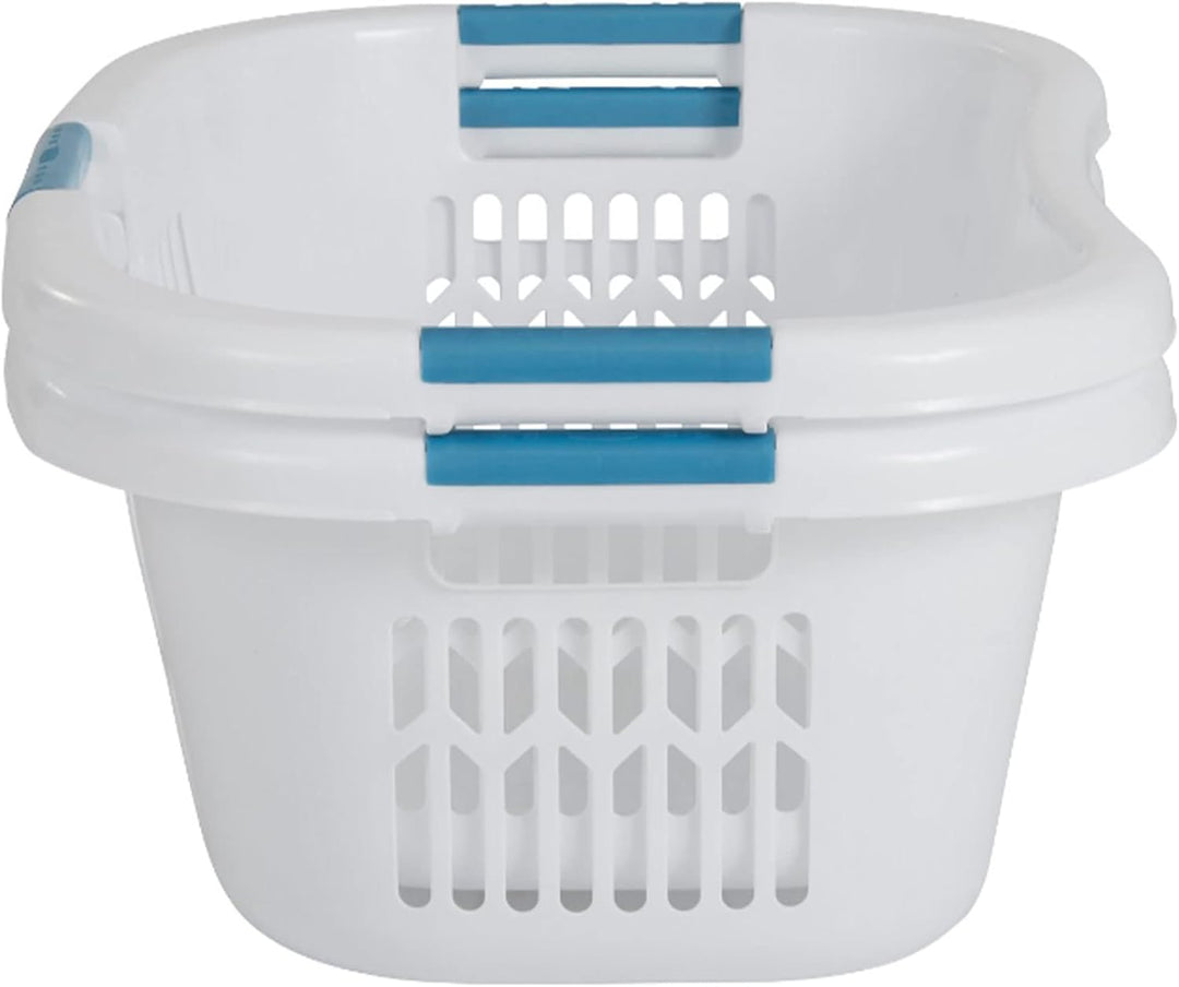 Rubbermaid FG299587WHTRB Wäschekorb, 2,1 Hülse Kleiner Hüftkorb., Kleiner Hüftkorb.