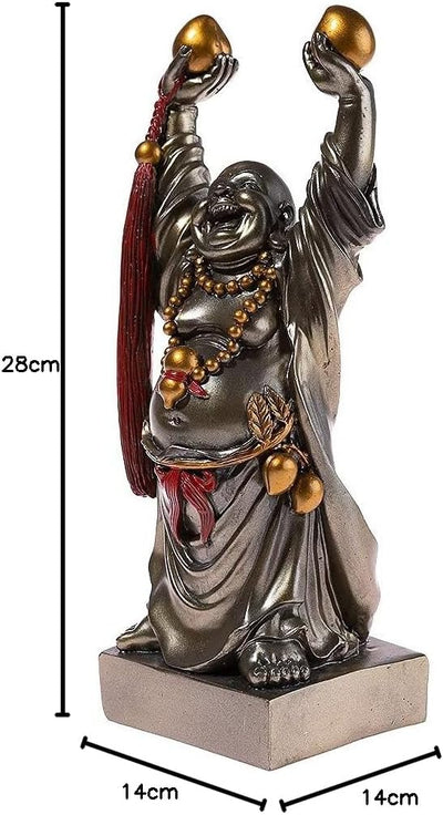 lachineuse Grosser Buddha Glücksbringer Bouddha Longévité, Bouddha Longévité