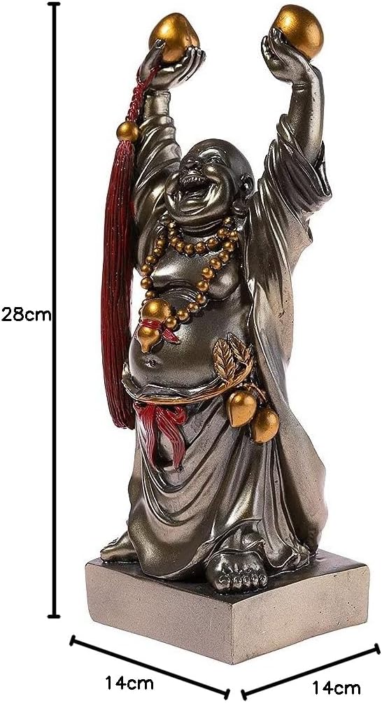 lachineuse Grosser Buddha Glücksbringer Bouddha Longévité, Bouddha Longévité