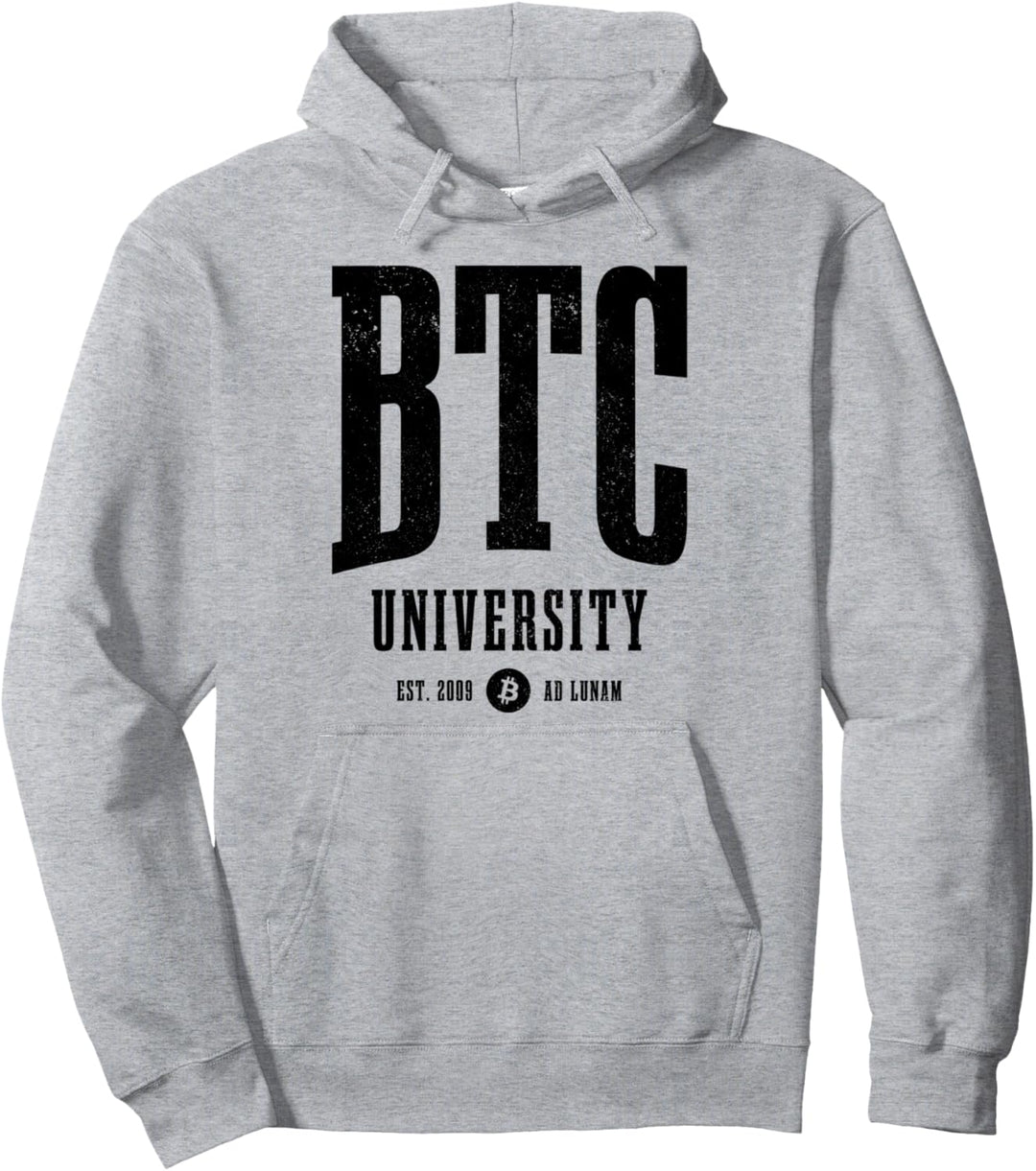 Bitcoin BTC Universität EST. 2009 Crypto Trader Pullover Hoodie