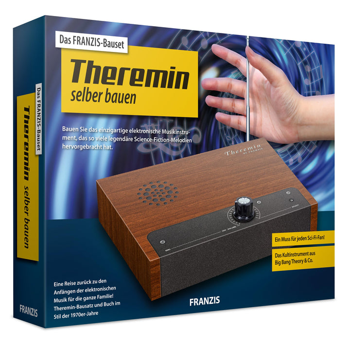 FRANZIS 65347 - Theremin selber bauen - Bausatz zum Löten, das kultige Musik-Instrument als Eigenbau
