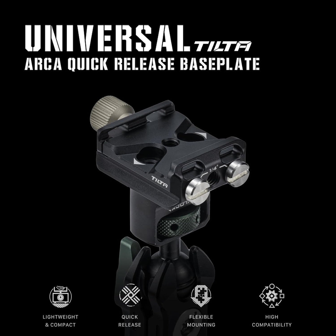 Tilta Universal ARCA Schnellwechsel-Grundplatte, kompatibel mit 38 mm Arca-Swiss Schnellspann-Empfän
