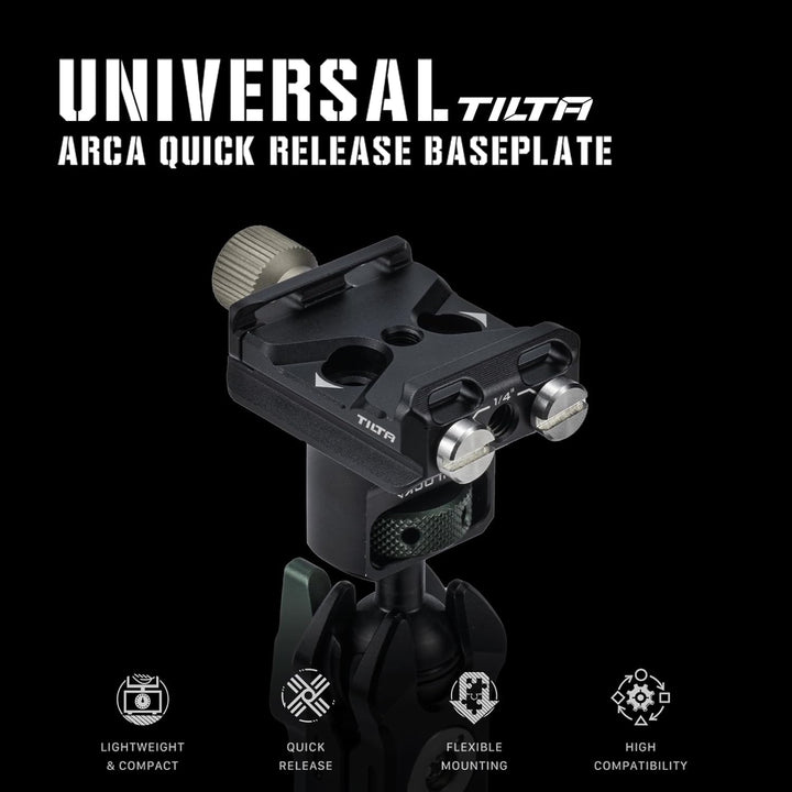 Tilta Universal ARCA Schnellwechsel-Grundplatte, kompatibel mit 38 mm Arca-Swiss Schnellspann-Empfän