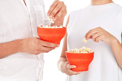 Lékué Mini-Popcorn-Set für Mikrowelle, Silikon, 2 Stück 2 Mini, 2 Mini