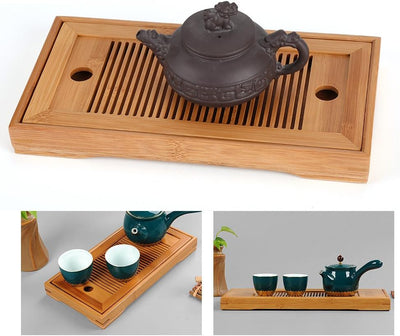 Gongfu Teetablett, Chinesischen Tee Tisch Bambus Tee Tablett, Tee Serviertablett Chinesisch Kung Fu