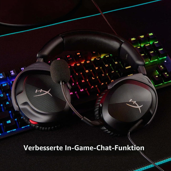 HyperX Cloud Stinger 2 – Grösse neu definiert, Leichtes Over-Ear-Headset mit Mikrofon, Stummschaltun