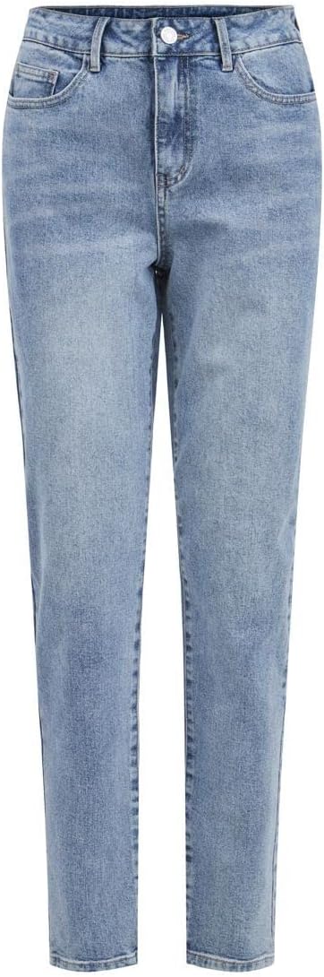 Vila Damen Vimommie Dl Hw Mom LBD-Noos Jeans 36W / 32L Light Blue Denim, 36W / 32L Light Blue Denim